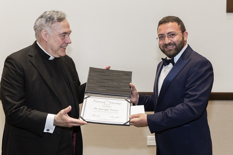 Giuseppe Franco receives the 2019 Novak Award